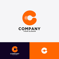 initials C logo for company