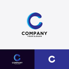 initials C logo for company