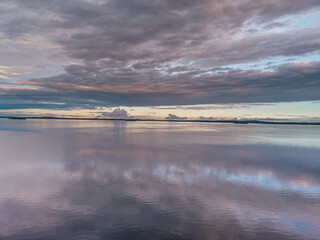 The white night in the north of Karelia