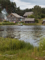Fototapeta premium Syargilakhta village in Karelia Republic, Russia