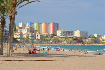 Playa de Villajoyosa, Alicante, España