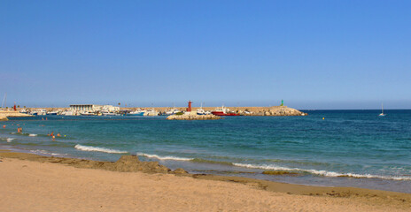Playa de Villajoyosa, Alicante, España