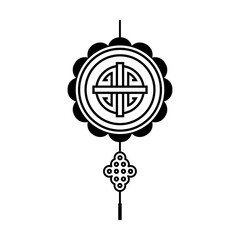 chinese fortune hanger lind vector design