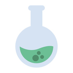 chemistry sphere flask vector design