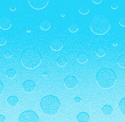 Light blue 3d bubbles for wallpaper, background graphic, space for text, copy