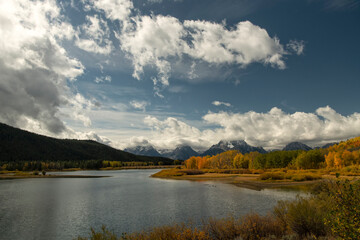 Mt Moran/Oxbow Lake in the fall;  Grand Teton NP;  Wyoming