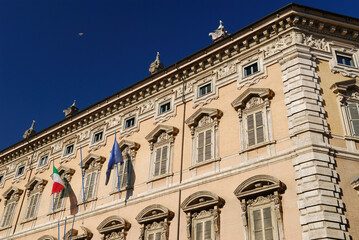 Fototapeta na wymiar Palazzo Madama Senate of the Italian Republic in Rome