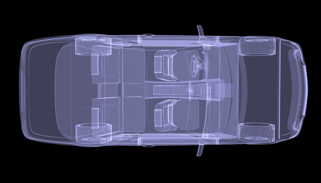 X-ray Concept Car. Top View