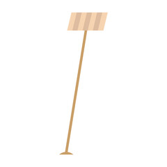 Isolated home lamp vector design