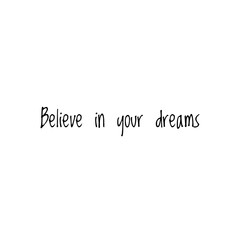 Dream/Dreams Word Illustration