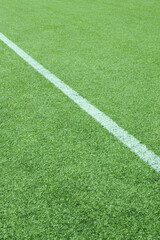 グランドと白線