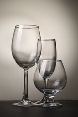 empty wine glass