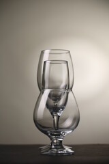 empty wine glass