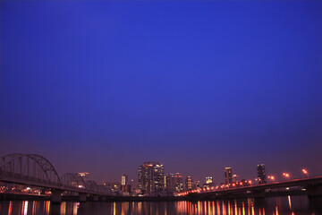 Fototapeta na wymiar 大阪北区の夜景