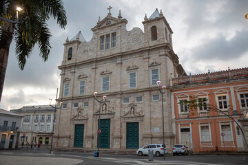 Fototapeta na wymiar Basilica Cathedral of Salvador-ba