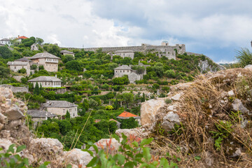 ボスニア・ヘルツェゴビナ　ポチテリの要塞から見える風景