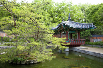 大韓民国庭園の東屋