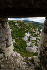 ボスニア・ヘルツェゴビナ　ポチテリの要塞から見える風景