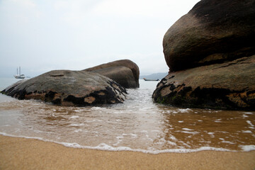 Fototapeta premium Praia da Picinguaba em Ubatuba-foto; Rogério Marques