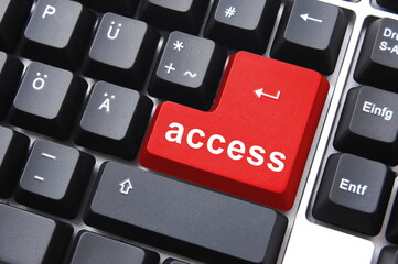 red access button