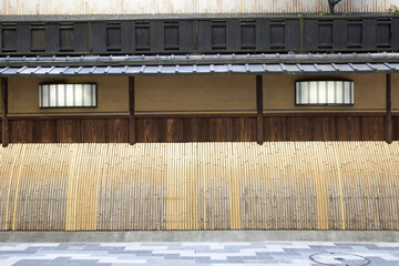 日本家屋の外観