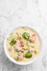 クラムチャウダー