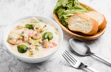 クラムチャウダー