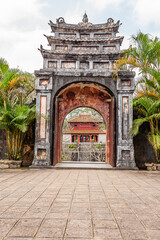 Fototapeta premium Vietnam, Hué, Tombe van Minh Mang.Lăng Minh Mạng (Hiếu Lăng)
