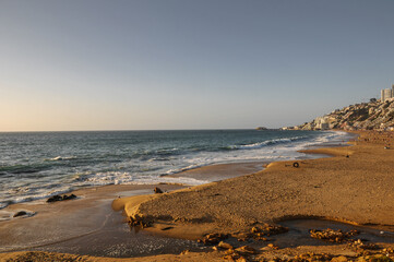 Re&ntilde;aca beach ,Vi&ntilde;a del Mar, Chile