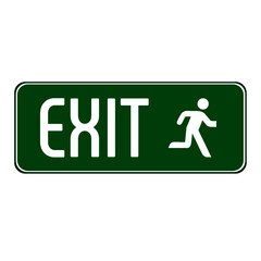 Emergency exit sign