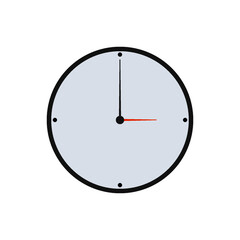 clock isolated on white background