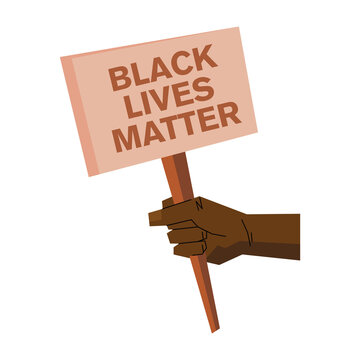 Black lives matter banner vector design