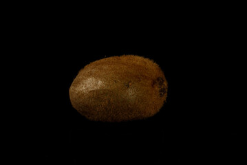 Fototapeta premium kiwi fruit isolated on black background