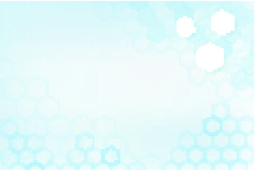 Medical Banner. With polygonal shapes, technology background, blue color, and science wallpaper template. Healthy and medical vector illustration. Molecules shape.