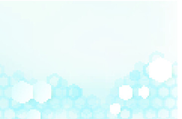 Medical Banner. With polygonal shapes, technology background, blue color, and science wallpaper template. Healthy and medical vector illustration. Molecules shape.