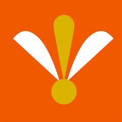 シンプルな年賀状素材