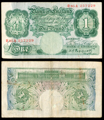 Old English bank note