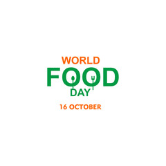 World Food Day Celebration Vector Template Design Illustration