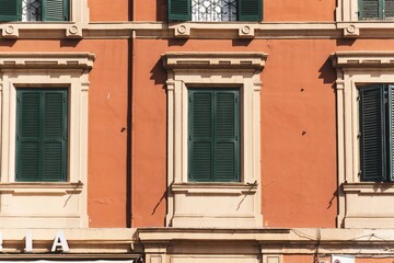 Fototapeta na wymiar old windows in the Vatican 