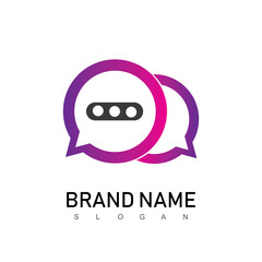Chat Logo Design Communication Talk