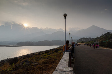 A beautiful view of Banasura Sagar Dam