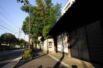 文京区千駄木の高級住宅地