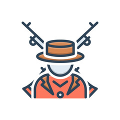 Color illustration icon for orion