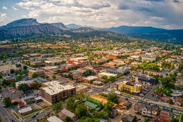Foto op Canvas Aerial View of Durango, Colorado in Summer © Jacob
