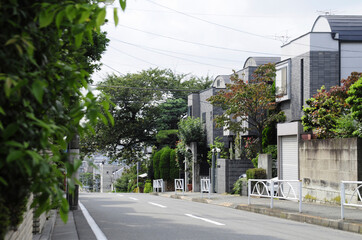 目黒区緑が丘の住宅街
