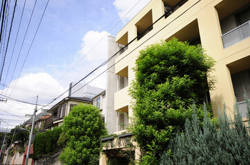 品川区上大崎の住宅街