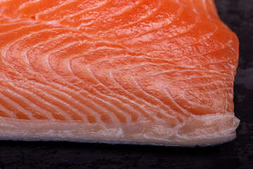fresh salmon fillet