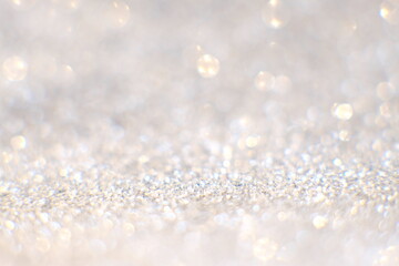 silver christmas background with stars