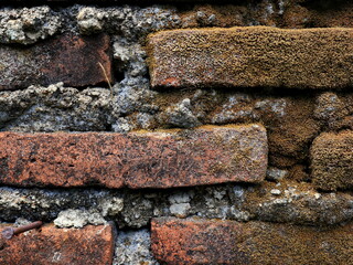 Background of old vintage, grunge brick wall