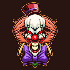 clown vector illustration design